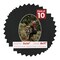Black Suede Mat Board for 11x14 Frames - Oval Opening for 8x11 Photos